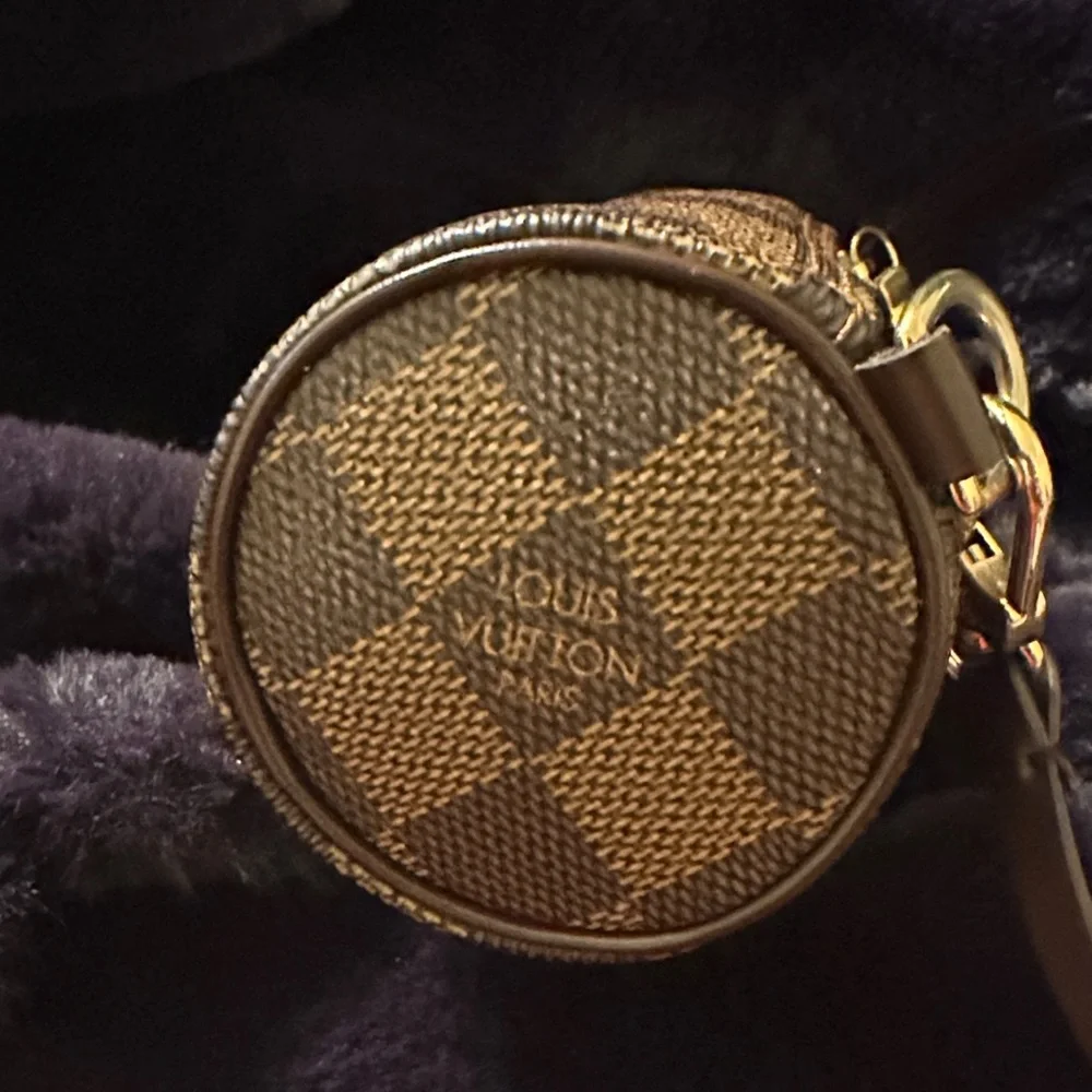 LOUIS VUITTON Damier Ebene Papillon Pouch LV Auth - Picture 2 of 10